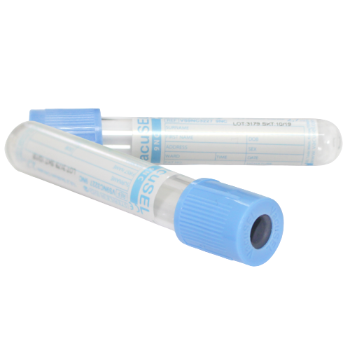 Пробірка VACUSEL з блакитною кришкою, цитрат натрію 3,8 %, 2,7 мл